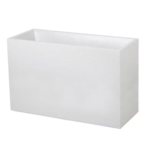 Choix malin：Muret Graphit blanc cérusé L.100 x l.40 x H.60 cm