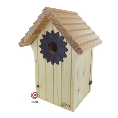 Jardin moderne:Nichoir Marguerite Ouverture Ø 28 mm - 13x13x26 cm