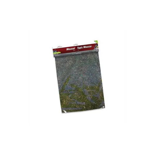 Nature au jardin:Tapis de mousse vert pour village de Noël 70 x 50 cm