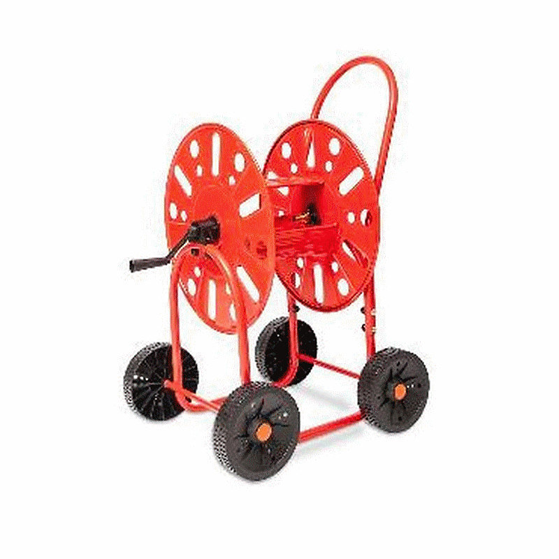 Dévidoirs acier 4 roues pour tuyau d'arrosage 19mm / 90M max. – Réf. CCNGYQBUA0992772799