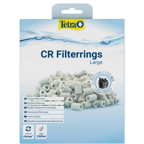 Pour vos besoins extérieurs：Nouilles céramiques de filtration pour aquarium - TETRA CR Filterrings Large