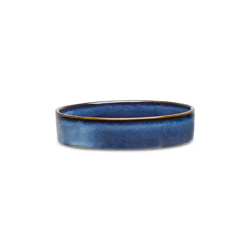 Nature pour le jardin:Gamelle pour chat en grès coloris bleu nuit Reactive Glaze Scruffs - 13 x 13 x 3 cm