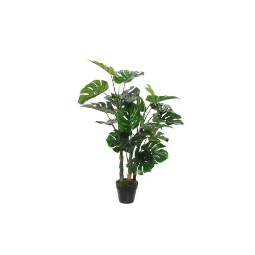 Jardin chez vous:Monstera vert plante artificielle en pot - H 100 x Ø 75 cm