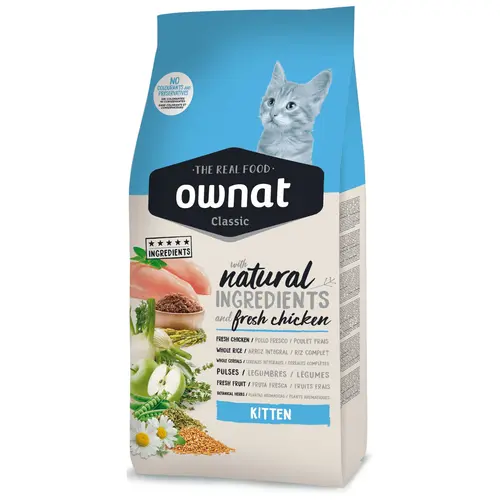 Jardin inspiration:Croquette pour chaton Classic Ownat - 4 kg