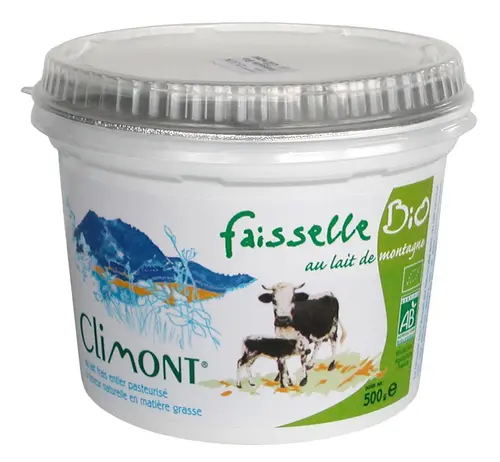Vie dehors：Faisselle bio au lait de montagne Laiterie de Climont – 500 g