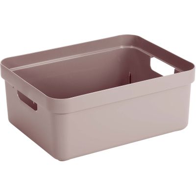 Boite de rangement Sigma home Box 24L (Rose)