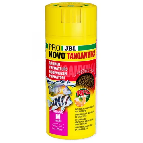Bien dehors：Nourriture pour poissons tanganyika, granulés moyens, JBL, ProNovo - 145g/250ml