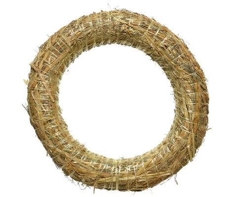 Idée simple:Couronne de paille - 25 cm de diamètre