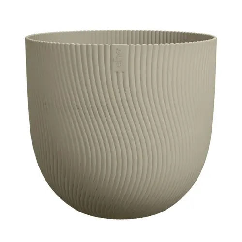 Pour mieux aménager votre jardin：Pot en polypropylène vert scandinave Elho Sereh Round - Ø 39 x 33,3 cm
