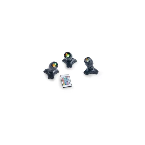 Espace vert confort：Eclairage de bassin Pontec PondoStar à LED x 3 spots