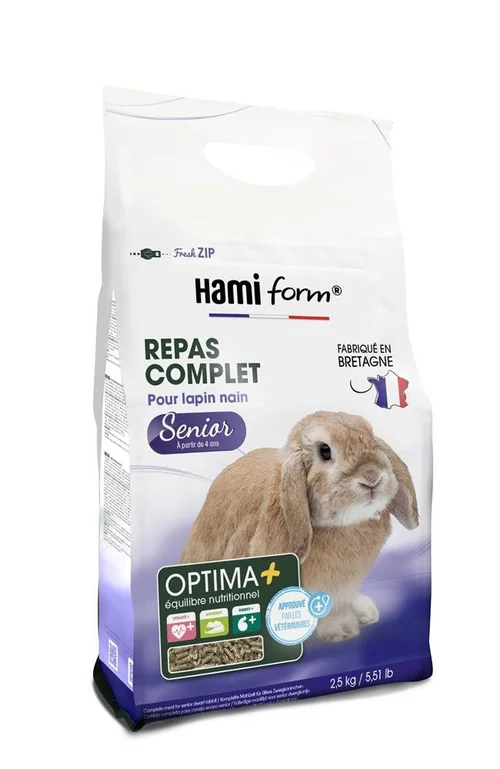 Accessoire jardin：Repas lapin nain senior - 2,5 kg