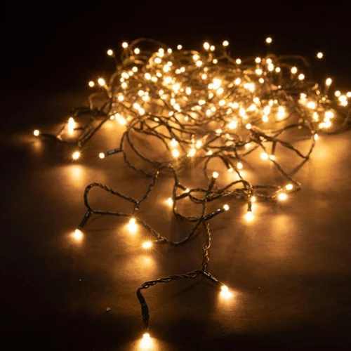 Choix malin:Guirlande lumineuse LED à lumière animée blanc chaud sur secteur - 35 m