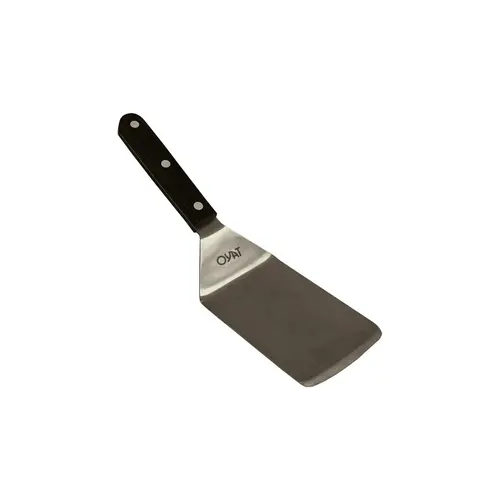 Simple au jardin：Spatule coudée en acier et bois pour brasero Oyat - 25,5 x 7,2 cm