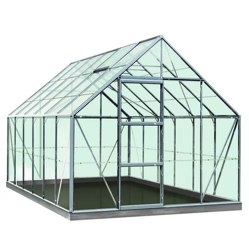 Le choix pour l’extérieur:Serre en verre Olivier ACD 9,9 m² - 384 x 257 cm