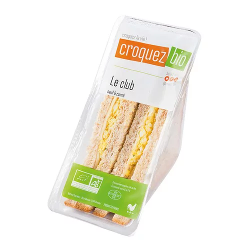 Pour tous vos projets extérieurs:Sandwich œuf comté bio Étape bio - 135 g
