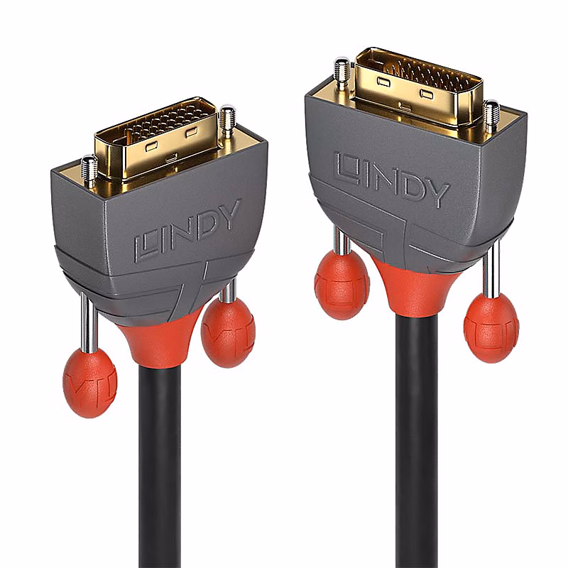 Câble DVI-D Dual Link Anthra Line 3m LINDY – Réf. FEHMCZGSN9378761313