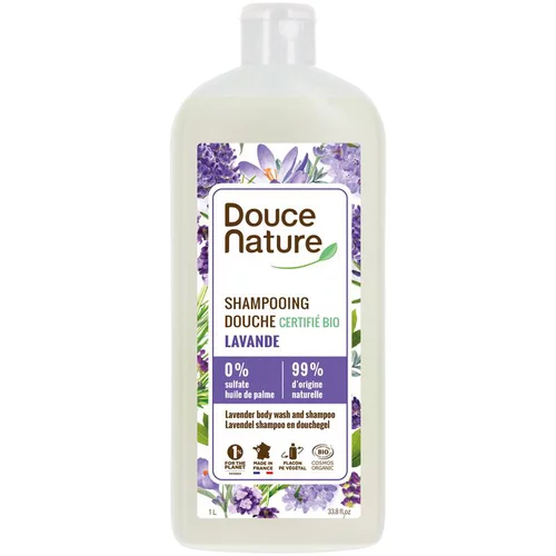 Équipement pour le jardin:Shampooing douche Lavande certifié Bio Douce Nature - 1 L