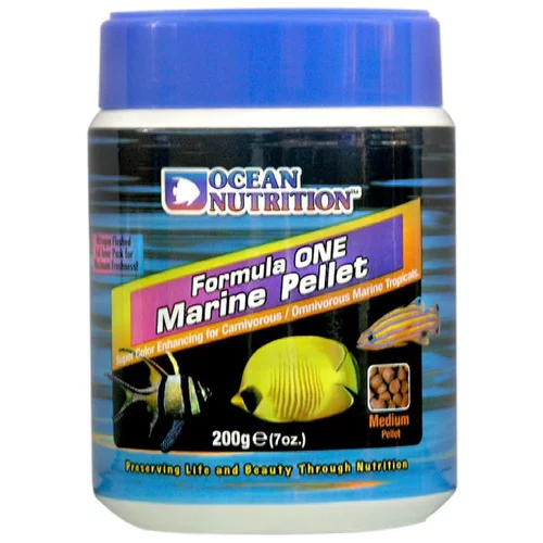 Bien pensé extérieur:Granulés Formula One Medium pour poissons - 200g