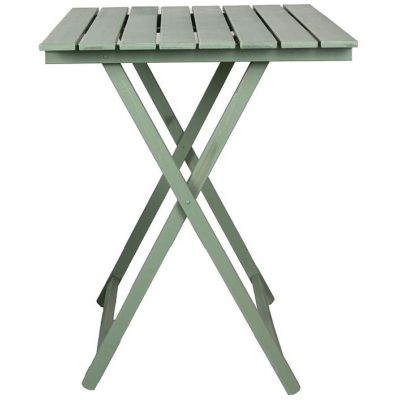 Table pliante 60 x 80 cm en bois (Vert)