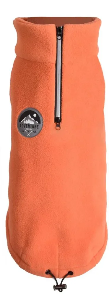 Le pratique pour l’extérieur:Pull pour chien coloris orange Bobby Sportsnow - Taille 44L