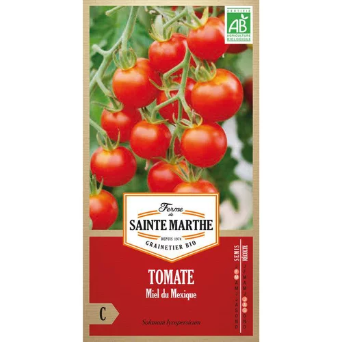Pour plus de praticité à l’extérieur:Graines de tomate miel du Mexique bio Ferme de Sainte Marthe - graines à semer