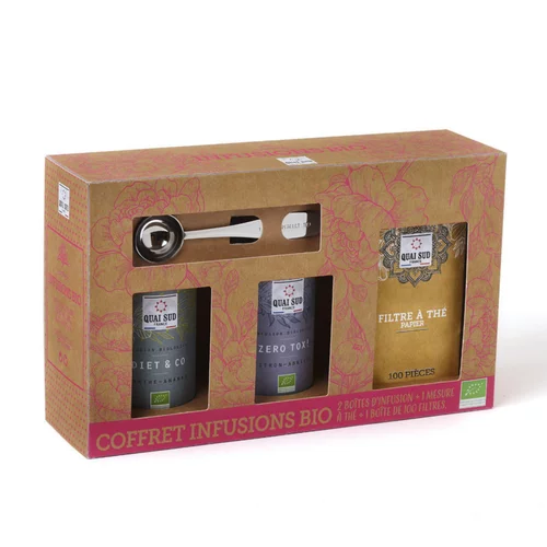 Extérieur qualité:Coffret 2 infusions bio