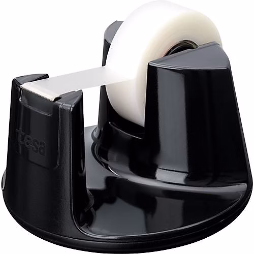Dérouleur de ruban adhésif Compact 606580 noir – pour rouleaux jusqu'à 33 m x 19 mm