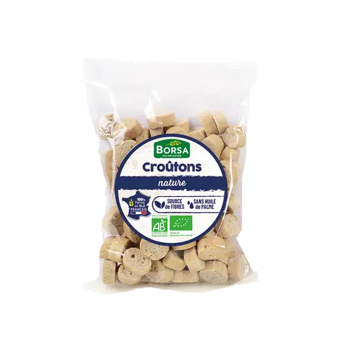 Moderne au jardin：Croûtons complets nature bio Borsa - 75 g