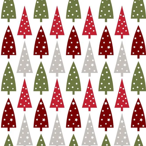Jardin et plaisir:20 serviettes 3 plis Trees in a row - 24 x 24 cm