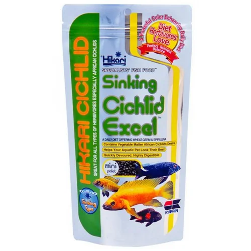 Utile pour l’extérieur:Nourriture pour poissons HIKARI Sinking Cichlid Excel Mini - 100g