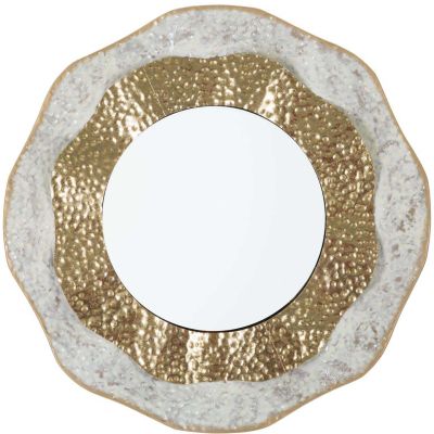Miroir en métal Da Muro Shai 54.5 x 4.5 cm