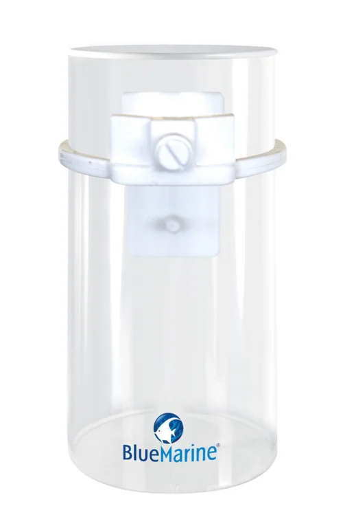 Le compagnon de vos extérieurs:Tube d'alimentation pour aquarium coloris transparent Blue Marine - Ø 7 cm