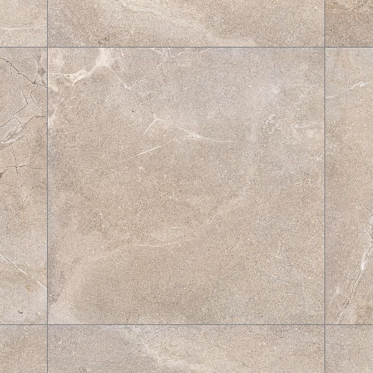 Carrelage effet Pierre Beige 90x90x0 – 9 cm In&Out Luzerio | Sol et mur intérieur et Sol extérieur (vendu par carton de 1 | 62 m²) | R