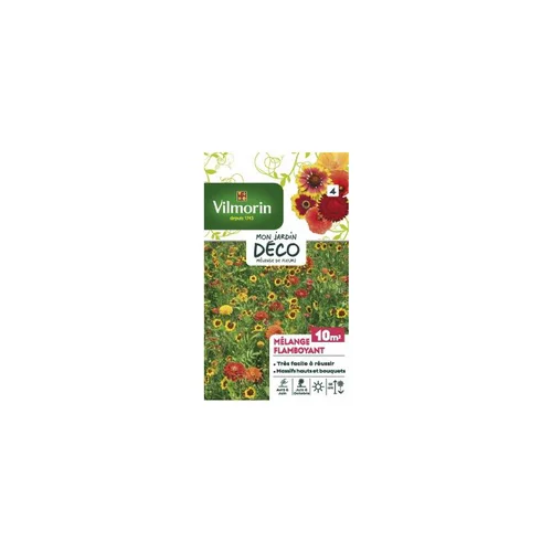 Pour un jardin agréable:Graines de mélange de fleurs flamboyantes 10m² Vilmorin - graines à semer