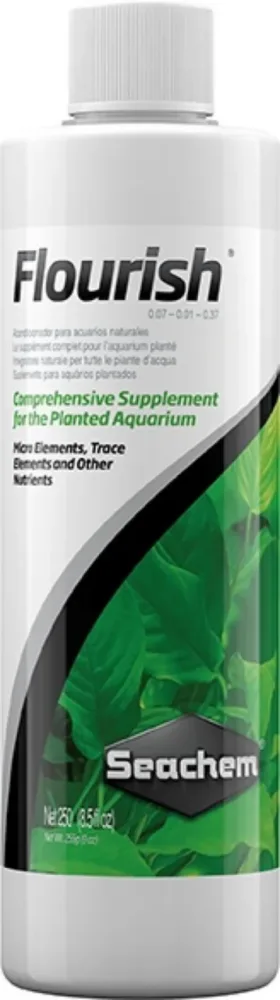 Solution maison：Oligo-éléments pour aquarium, enrichis en minéraux, SEACHEM Flourish - 250ml