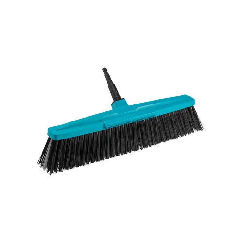 Facile dehors：Balai de cantonnier bleu Gardena Combisystem 45 cm