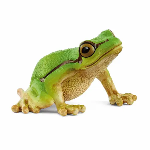 Pour un extérieur à votre image:Figurine Rainette verte Schleich® - 5,2 x 4,5 x 3 cm