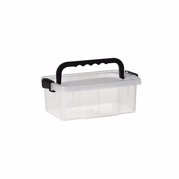 Bac de rangement avec couvercle et poignée 11 – 5 litres