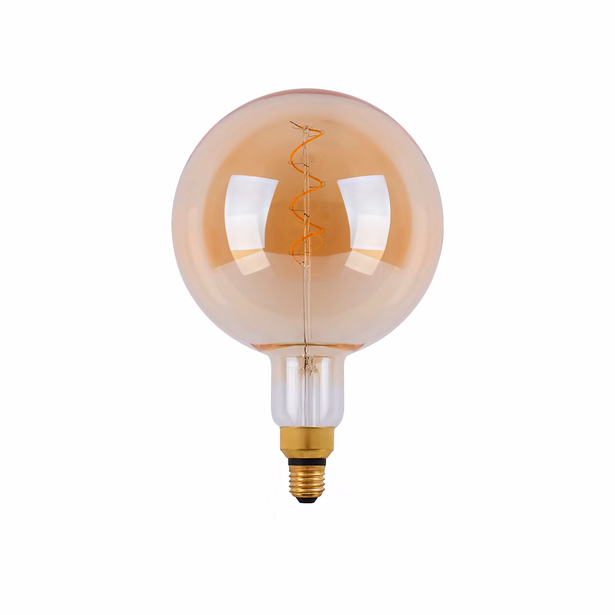 Ampoule LED DILLY MAX 5W métal et verre blanc chaud douille E27 lampe LED décorative hauteur env 30cm – Réf. SJHBRYSDP1380804897