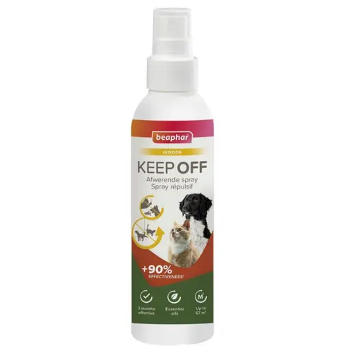 Pour enrichir votre univers jardin:Répulsif intérieur chien et chat Beaphar Kepp Off - spray de 200 ml