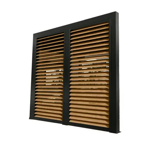 Une idée pratique pour le jardin：Ventelles mobiles pour pergolas 3630 BI / PER 2430 BI coloris gris en aluminium - 3 m