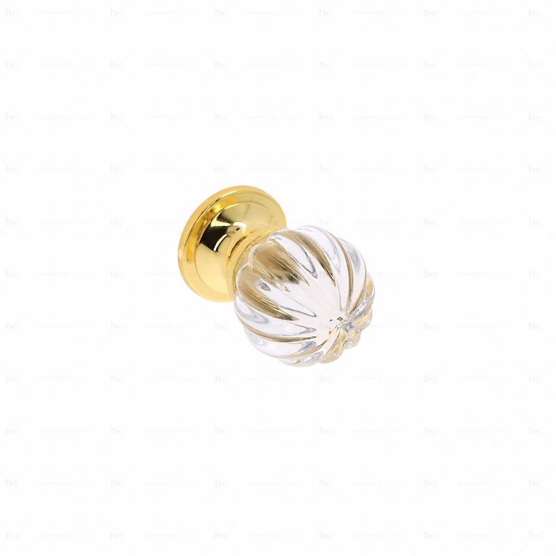 Boutons pour meubles en zamac et cristal Diamètre 30 plaqué or – Réf. UPJHGAXSX6627003041
