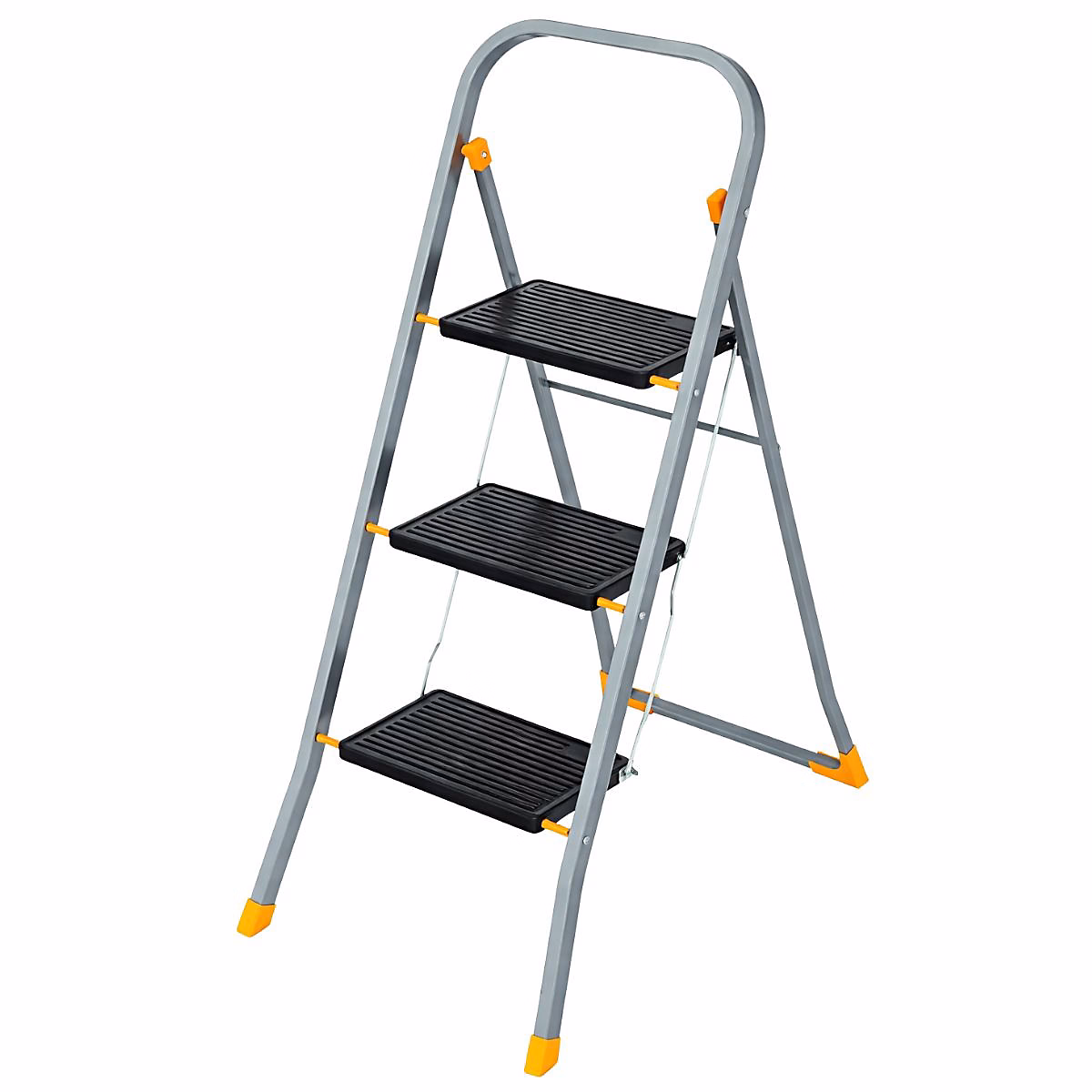 Escabeau 3 marches pliable Charge 150kg Marche pied anti-dérapant Bricolage Maison Chantier INTEC – Réf. EJONQTRZL7329430945