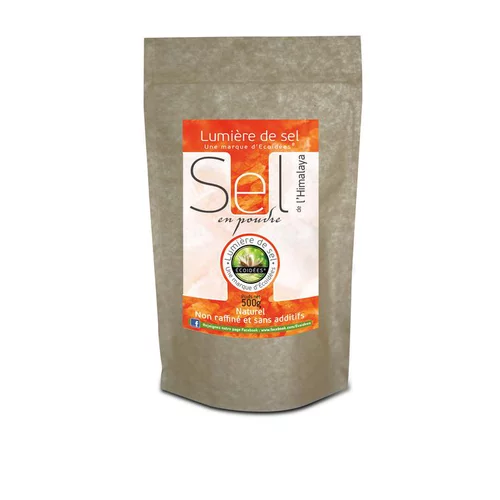Conçu pour le jardin：Sel de l’Himalaya fin en sachet de 500 g