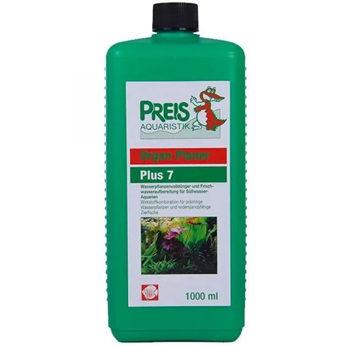 Idée pratique：Additif pour aquarium Organ Planer Plus 7, sans nitrate et phosphate - PREIS AQUARISTIK - 1L