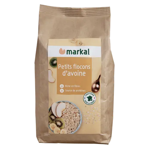 Parfait pour le jardin:Flocons avoine petits bio Markal - 750 g