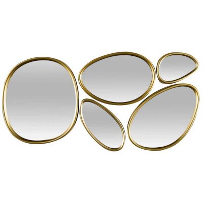 Set de 5 miroirs forme organique