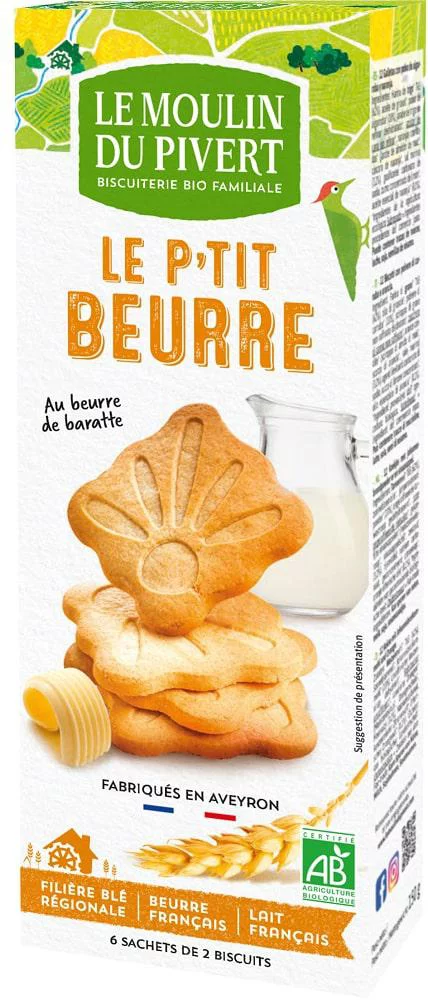 Pour vos moments en extérieur:P'tits beurre bio 155 g