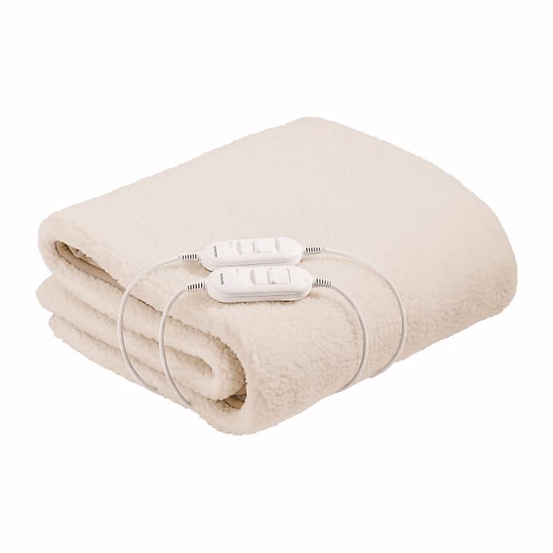 Couverture chauffante | SENCOR – SUB 291 – 120 W – 2 personnes – Blanc