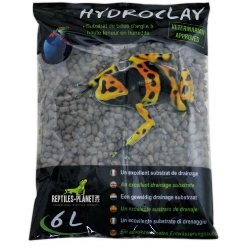 Confort jardin:Substrat de drainage pour vivarium tropical coloris gris Reptile Planet Hydro Clay - 6 L